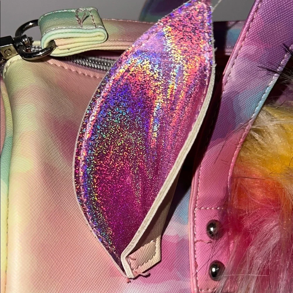 Tye dye Unicorn duffel Bag with detachable strap